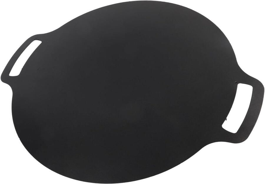 Koreaanse Grill Pan Maifan Stone Ronde BBQ Bakplaat Anti Kleverige Hoge Temperatuur Bestand Grillplaat voor Outdoor Camping (28cm)