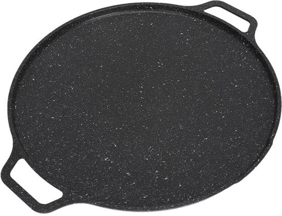 Koreaanse Grillpan BBQ Plaat Thuis Barbecueën Niet-klevend Oppervlak 395 cm Zwart