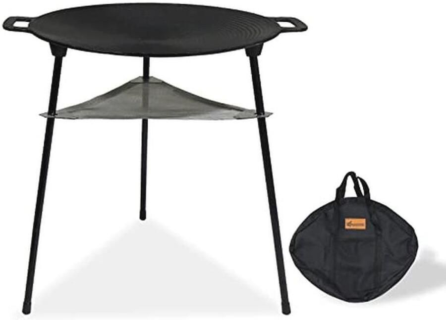 Korean Grillplaat Gietijzeren Grillpan met Antikleeflaag en Handvatten 29 cm 40 cm