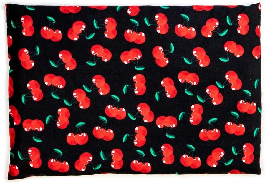 Korrelkussen Warmtekussen Koudkussen Ontspanning en Welzijn Magnetron Oven Koelkast Vriezer 30 x 20 cm Zwart