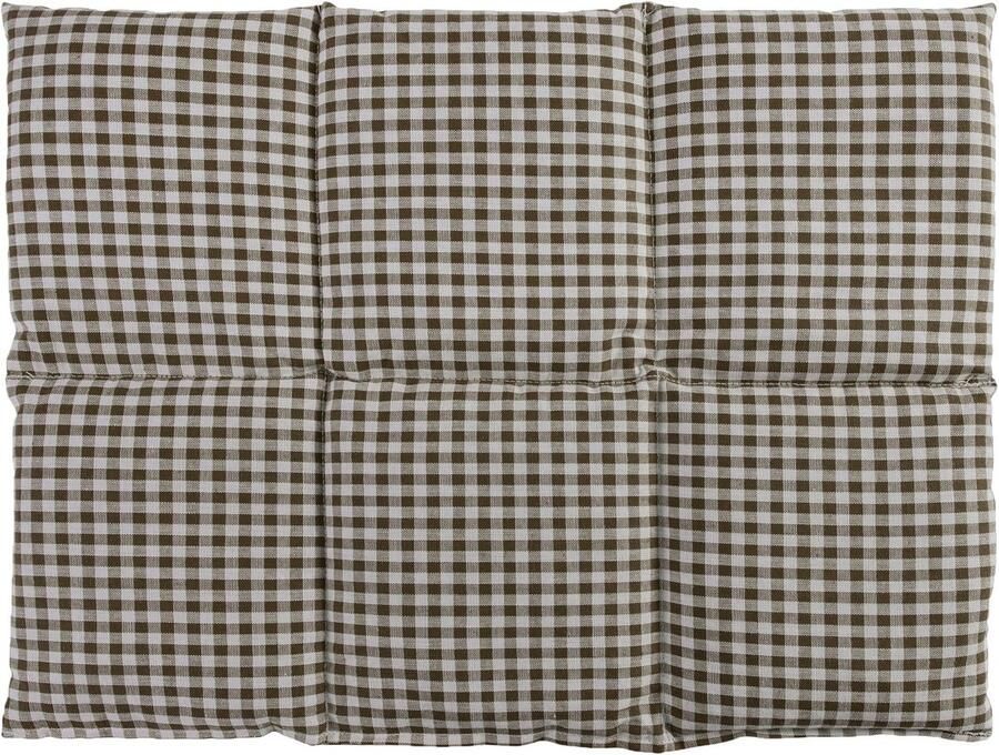 Korrelkussen Warmtekussen Koudkussen Ontspanning en Welzijn Magnetron Oven Koelkast Vriezer 40x30 cm Bruin Wit