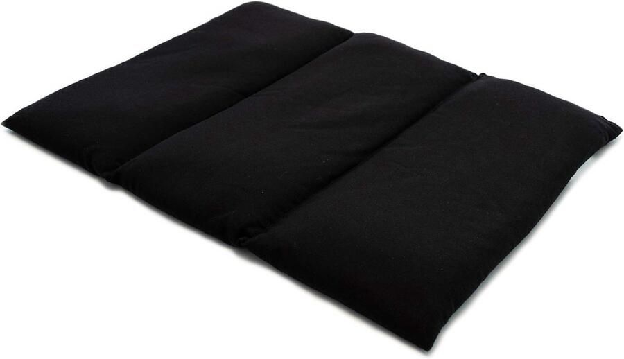 Korrelkussen Warmtekussen Koudkussen Ontspanning en Welzijn Magnetron Oven Koelkast Vriezer 40x30 cm Zwart