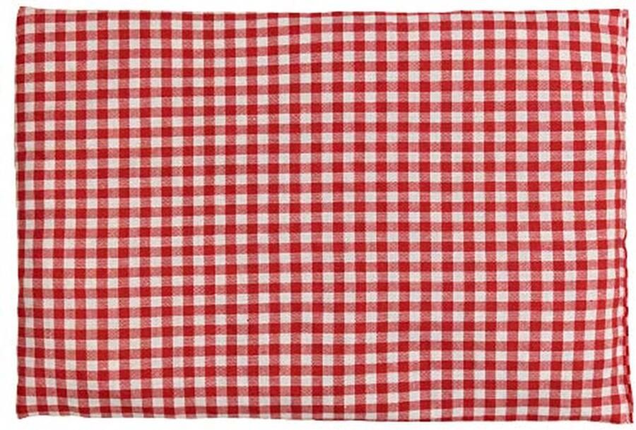Korrelkussen Warmtekussen Koudkussen Ontspanning Spierpijn Magnetron Oven Koelkast Vriezer 30 x 20 cm Rood Wit