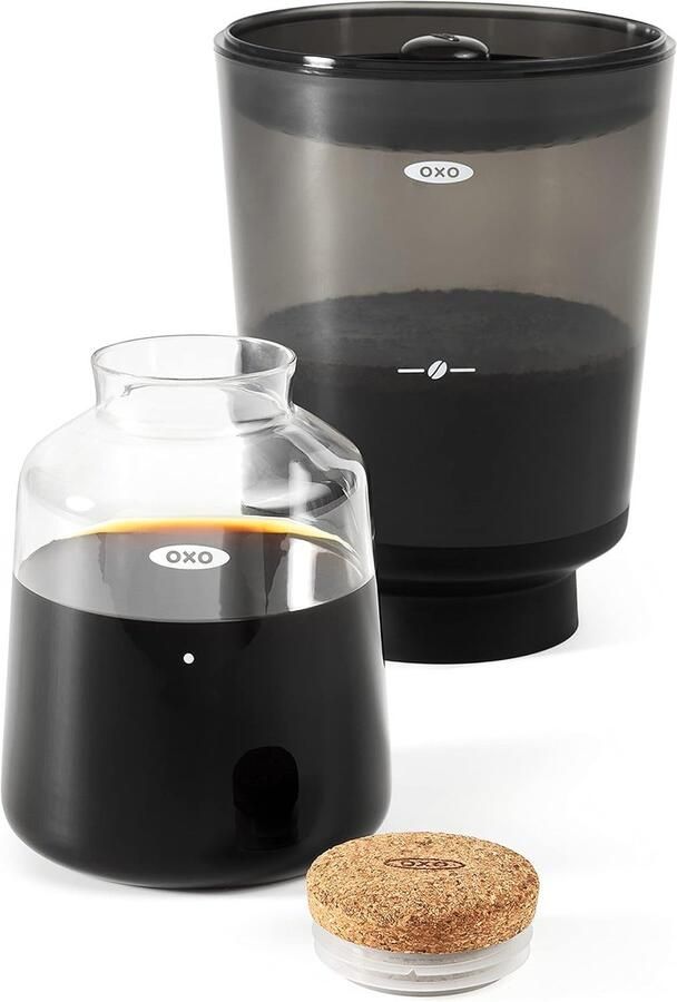 Koud Brouwen Koffiezetapparaat Cold Brew Maker Thuis Koffie Maken Compact Ontwerp 27.3cm Hoogte Metaal