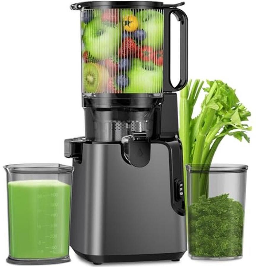 Koude Pers Juicer met Grote Vulopening 350W Masticerende Juicer voor Hele Groenten en Fruit