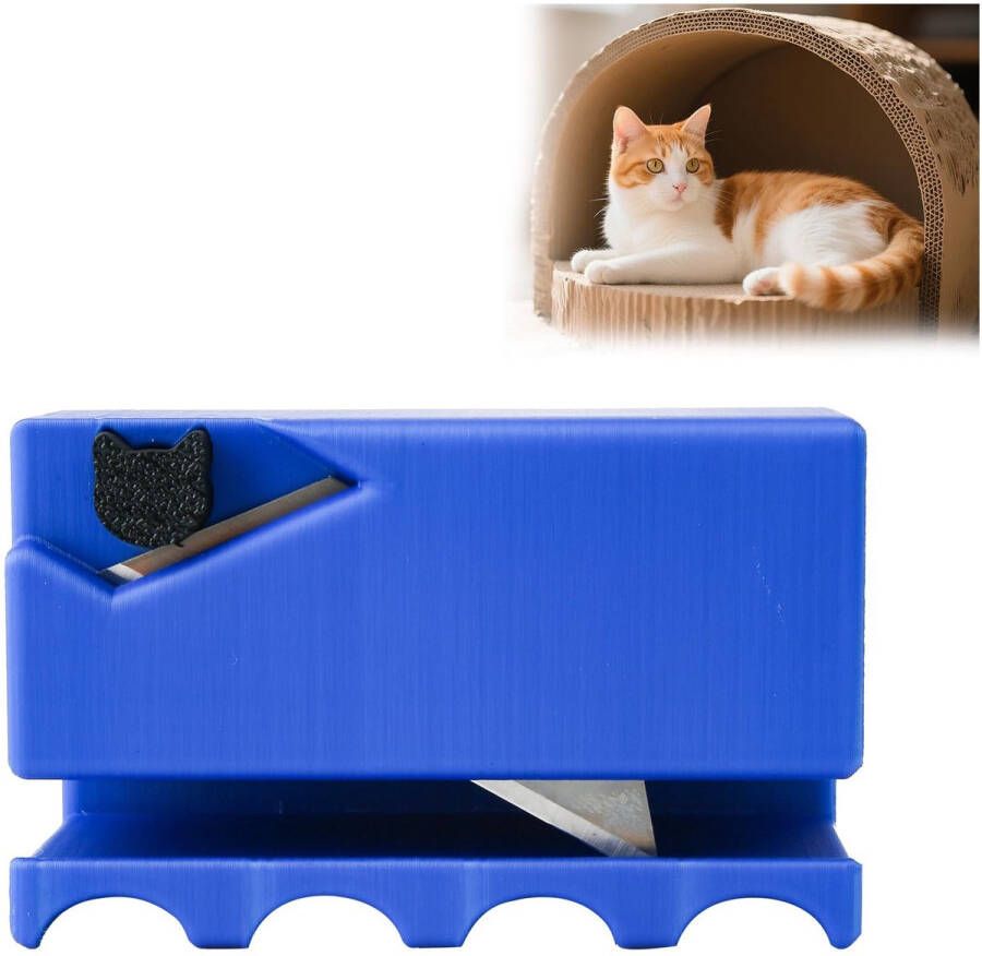 Krabpaalsnijder voor Katten Draagbare Snijmachine Kartonnen Strips Krabpalen Katten DIY Snijmachine Dozen voor Huisdiereigenaren Dierenliefhebbers en DIY-Liefhebber