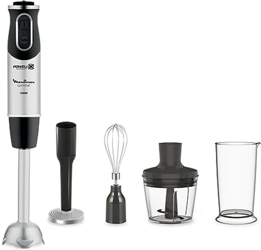 Krachtige 4-in-1 Staafmixer met 10 Snelheden en Accessoires