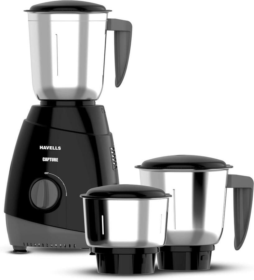 Krachtige 500W Mixer Grinder Keukenapparaat met 3 RVS Bussen en Hoge Snelheid