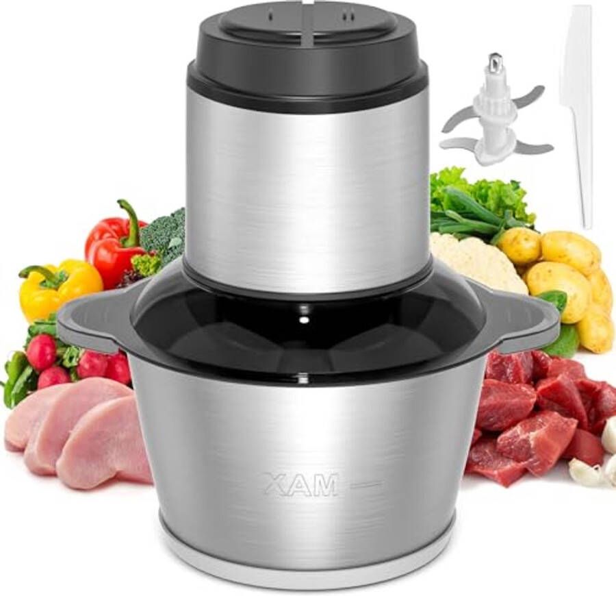 Krachtige 6 in 1 Staafmixer Set met Verwisselbare Snelheid en Spatbescherming voor Smoothies Soepen Groenten IJs en Jam