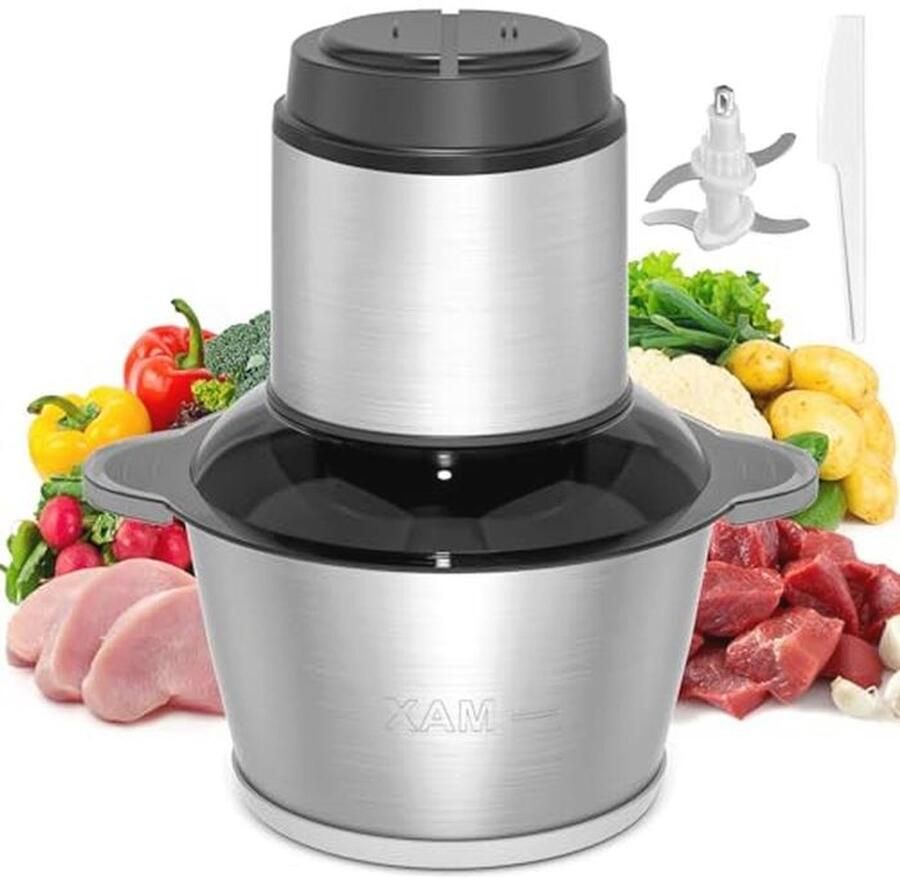Krachtige 6 in 1 Staafmixer Set met Verwisselbare Snelheid en Spatbescherming voor Smoothies Soepen Groenten IJs en Jam