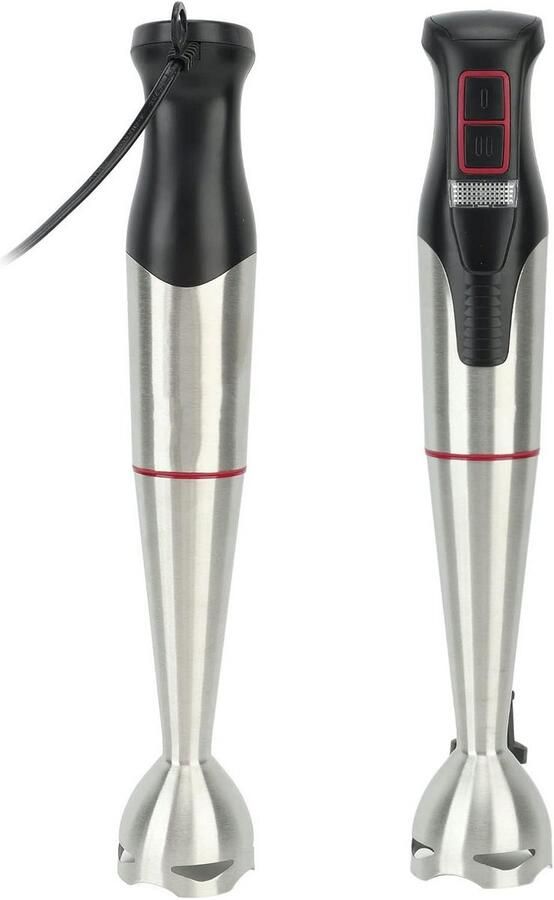 Krachtige 800W Staafmixer RVS Messen Anti-Spatten Handblender voor Soepen en Babyvoeding