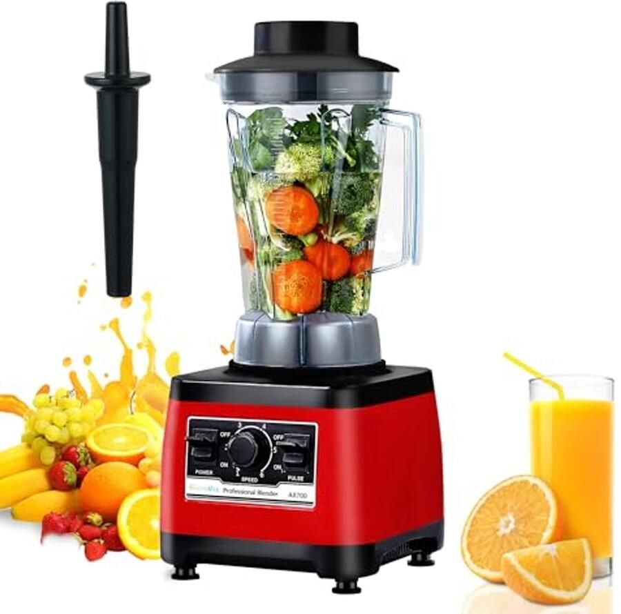 Krachtige Blender 2200W met Zelfreinigende Functie en 2 Liter Container