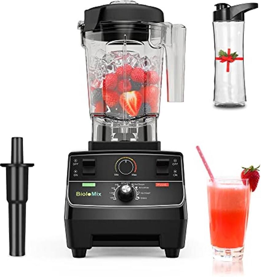 Krachtige Blender 2200W met Zelfreinigende Functie en 2L Mengbeker
