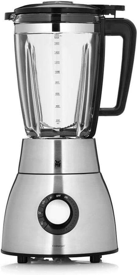 Krachtige Blender Keukenmixer Apparaat Smoothies IJscrush Glazen Kan 1.8L 1400 Watt Cromargan Mat