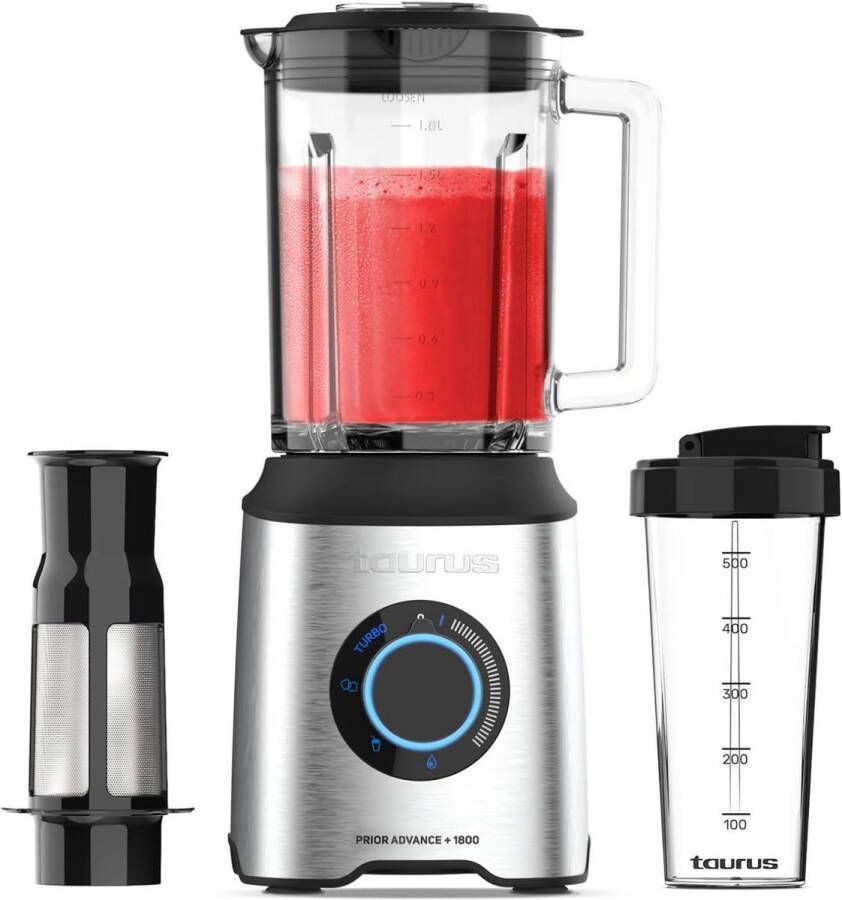 Krachtige Blender met 1800W Motor en 20 Snelheden – Ideaal voor Smoothies en IJs