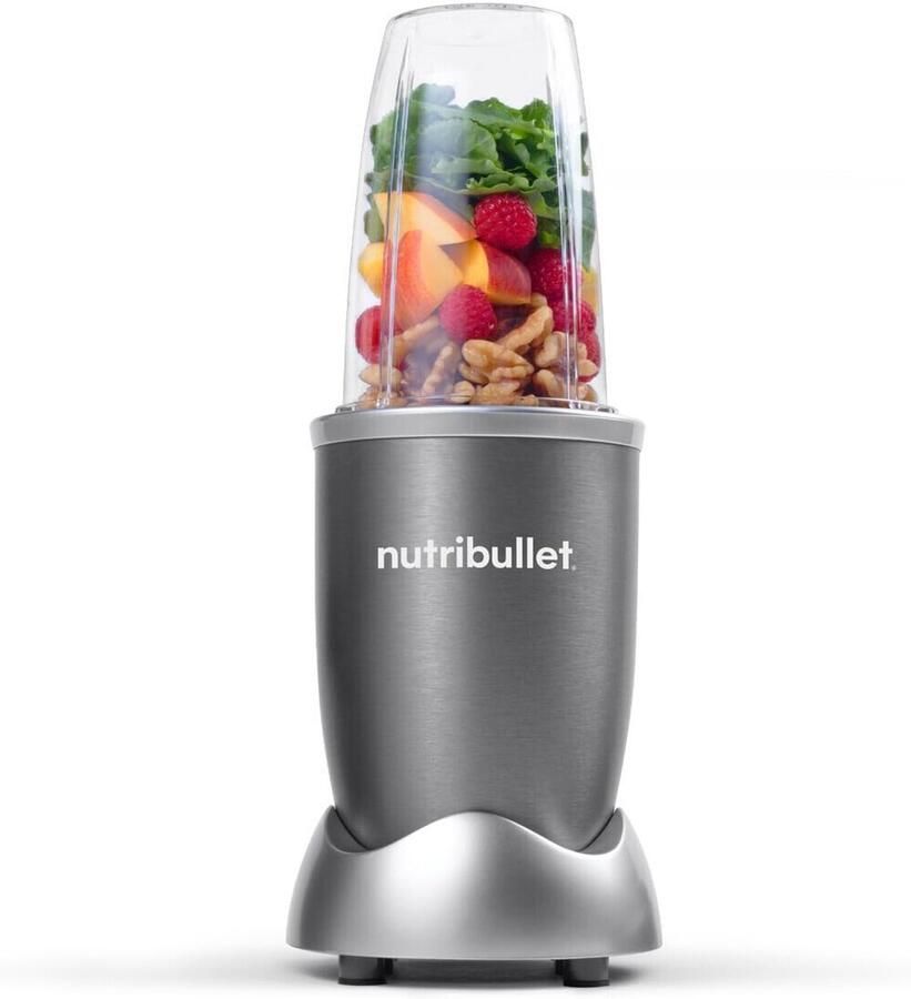 Krachtige Blender Smoothie Maker Gezonde Dranken Maken 600 Watt Motor 0.7 Liter Cup Grijs