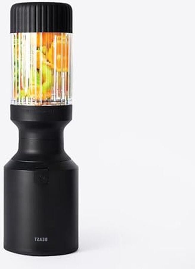 Krachtige Blender Smoothie Maker Gezonde Drankjes Maken Inclusief To-Go Beker 640 ml Zwart
