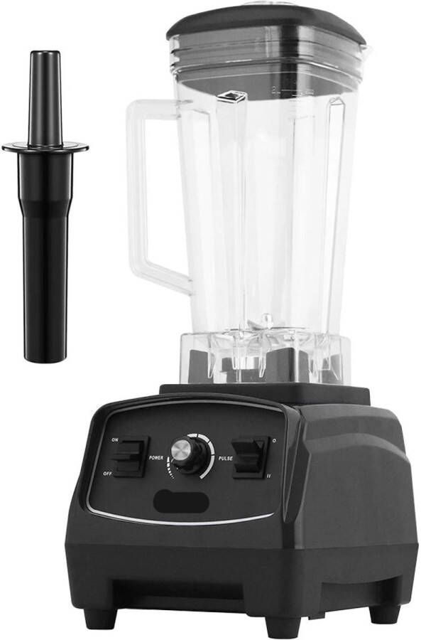 Krachtige Blender Smoothie Maker Mixer 2200W BPA Free 3HP Smoothies IJs & Voedselbereiding – Zwart