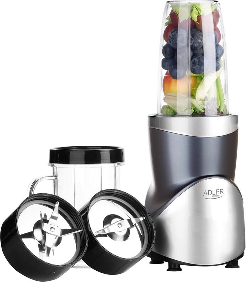 Krachtige Blender Smoothie Set met 700 ml Beker en 1200W Max Vermogen
