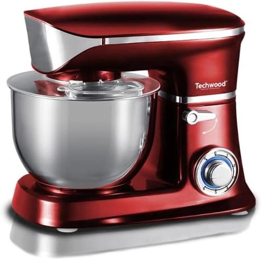 Krachtige Deegrobot 1300W met Grote RVS Kom (6 5L) en Planetaire Mixbeweging