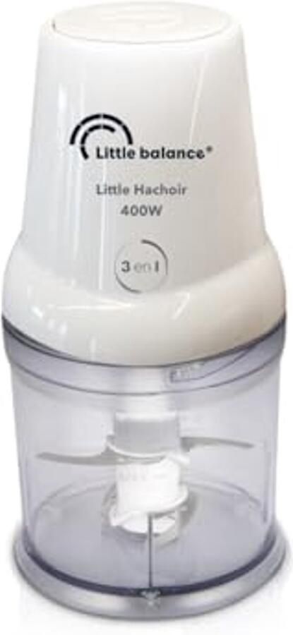 Krachtige elektrische hakmolen met 500 ml kom en roestvrijstalen messen