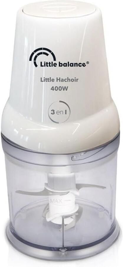 Krachtige elektrische hakmolen met 500 ml kom en roestvrijstalen messen