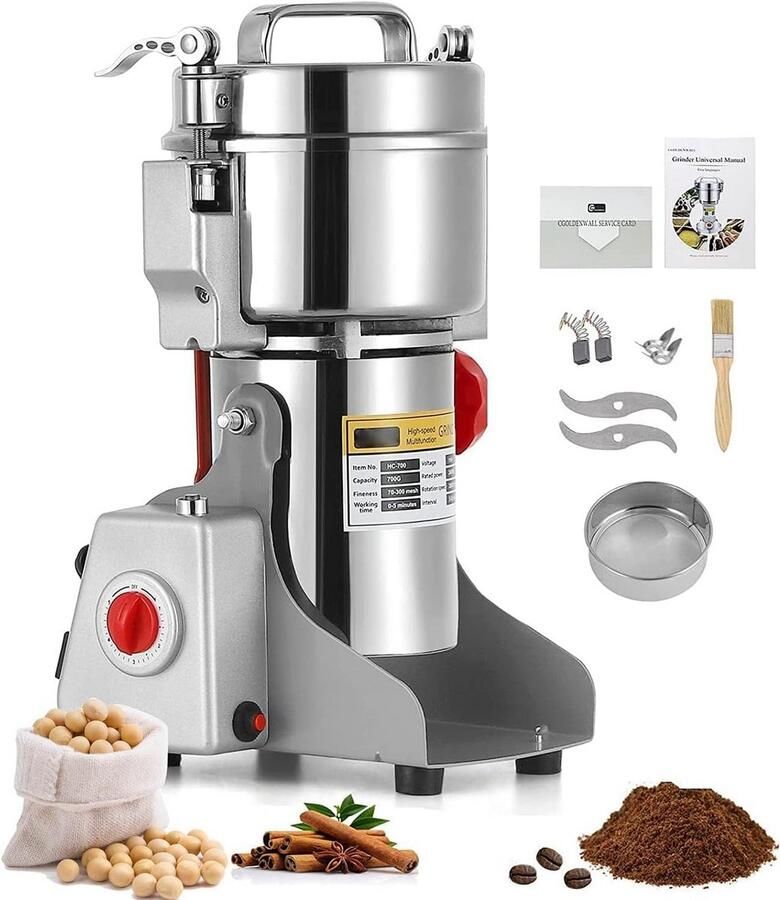 Krachtige Elektrische Hogesnelheidsmolen 2500g voor Granen en Kruiden