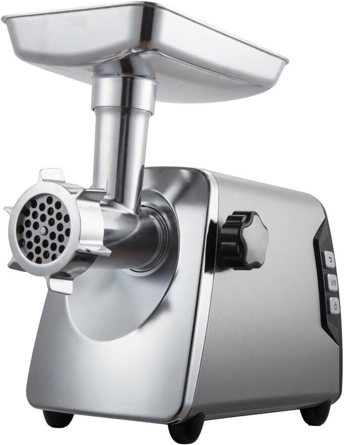 Krachtige Elektrische Vleesmolen 2000W met Worst- en Gehaktaccessoires Motor RVS