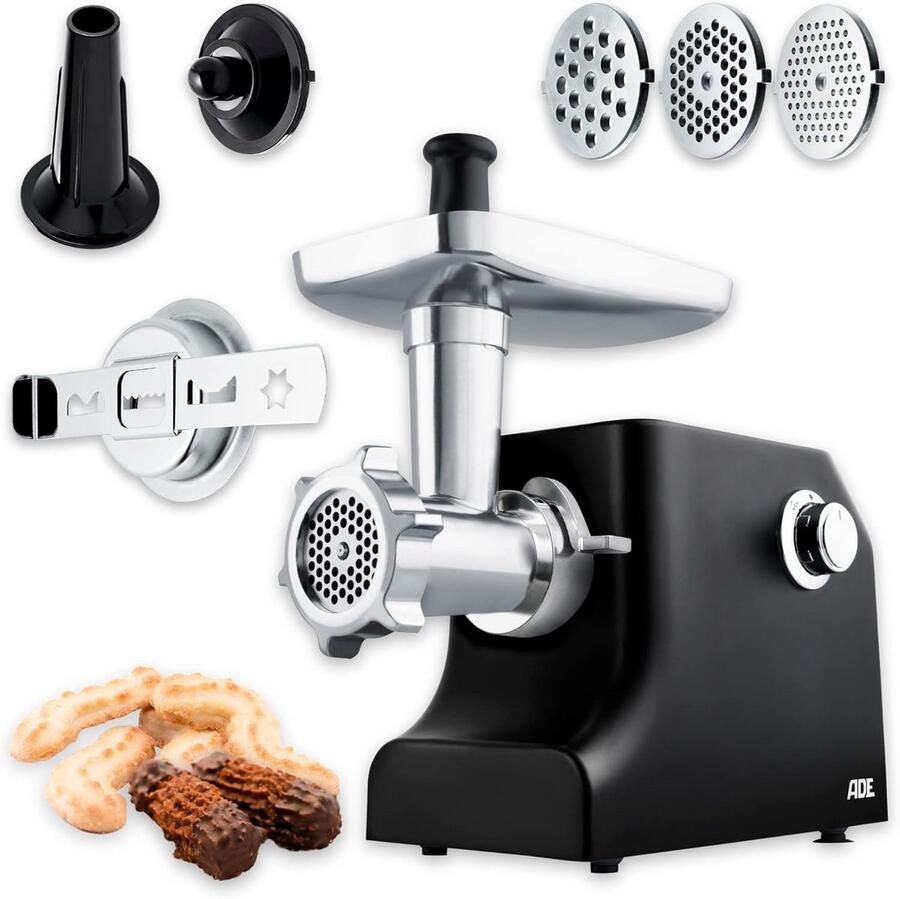 Krachtige Elektrische Vleesmolen met Koekjespers en Aluminium Behuizing
