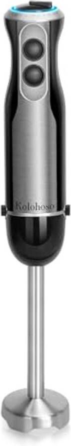 Krachtige Handblender met 1000W en 20 Snelheden Multifunctionele Blender voor Babyvoeding en Soepen