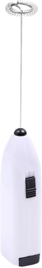 Krachtige handmelkschuimer – Ultrasnelle elektrische drankblender en -mixer Geschikt voor koffie latte cappuccino matcha en warme chocolademelk – Wit