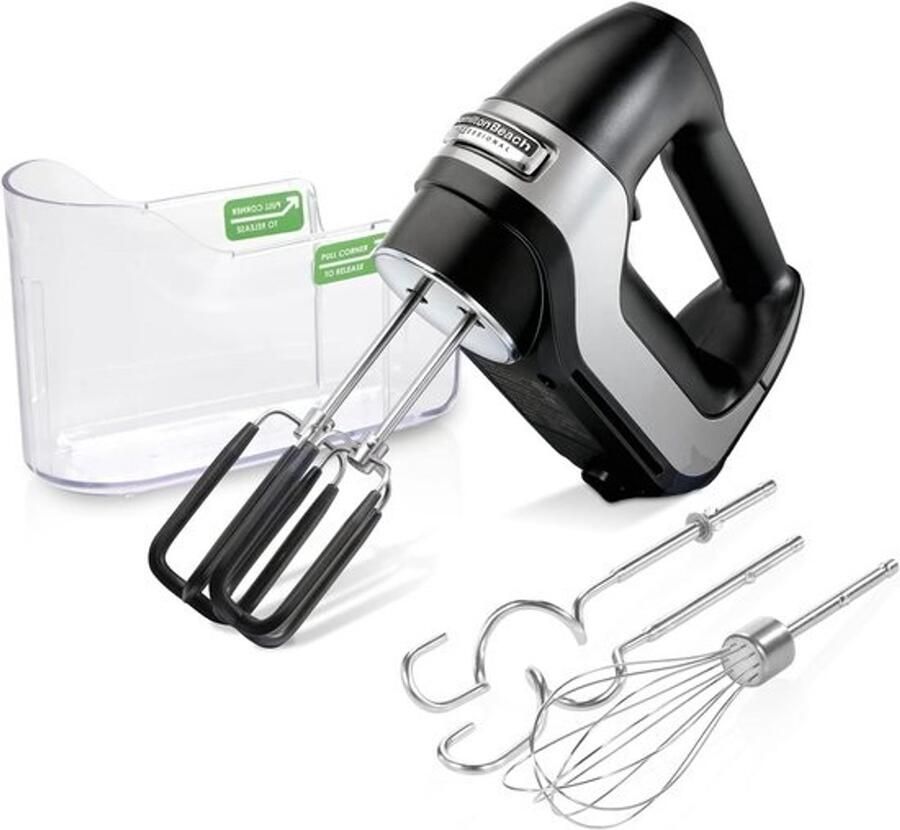 Krachtige handmixer 6 snelheden en turboknop Zwart