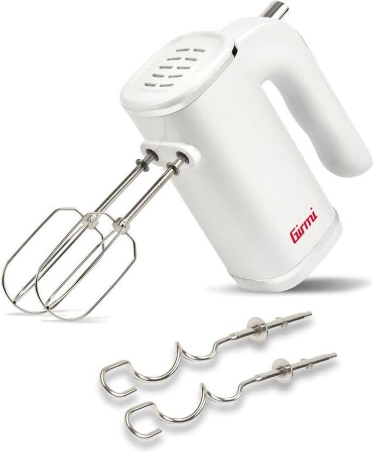 Krachtige Handmixer met 5 Snelheden en Turbofunctie Inclusief Garderijzers en Deeghaken