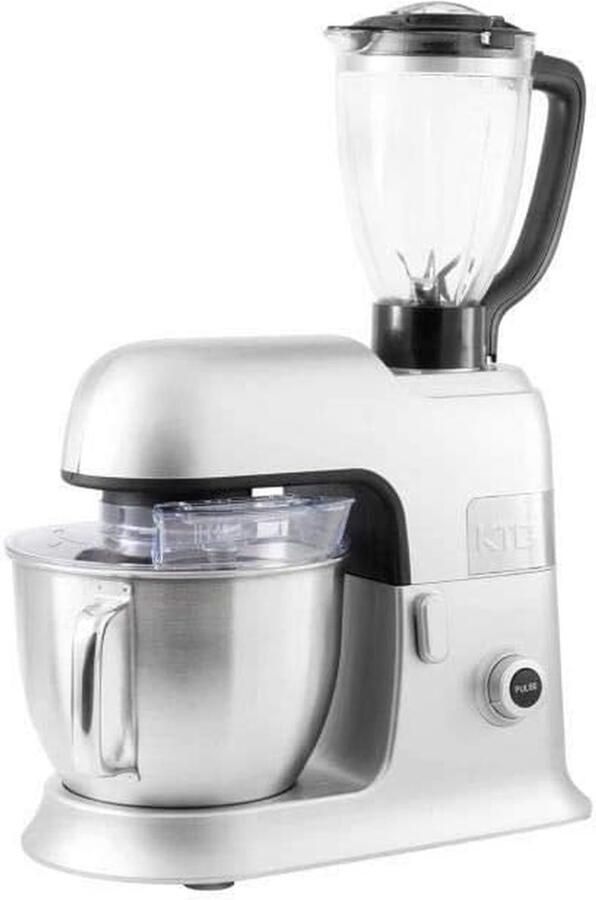 Krachtige Keukenmachine 6 5L met Blender en Teflon Accessoires 1300W