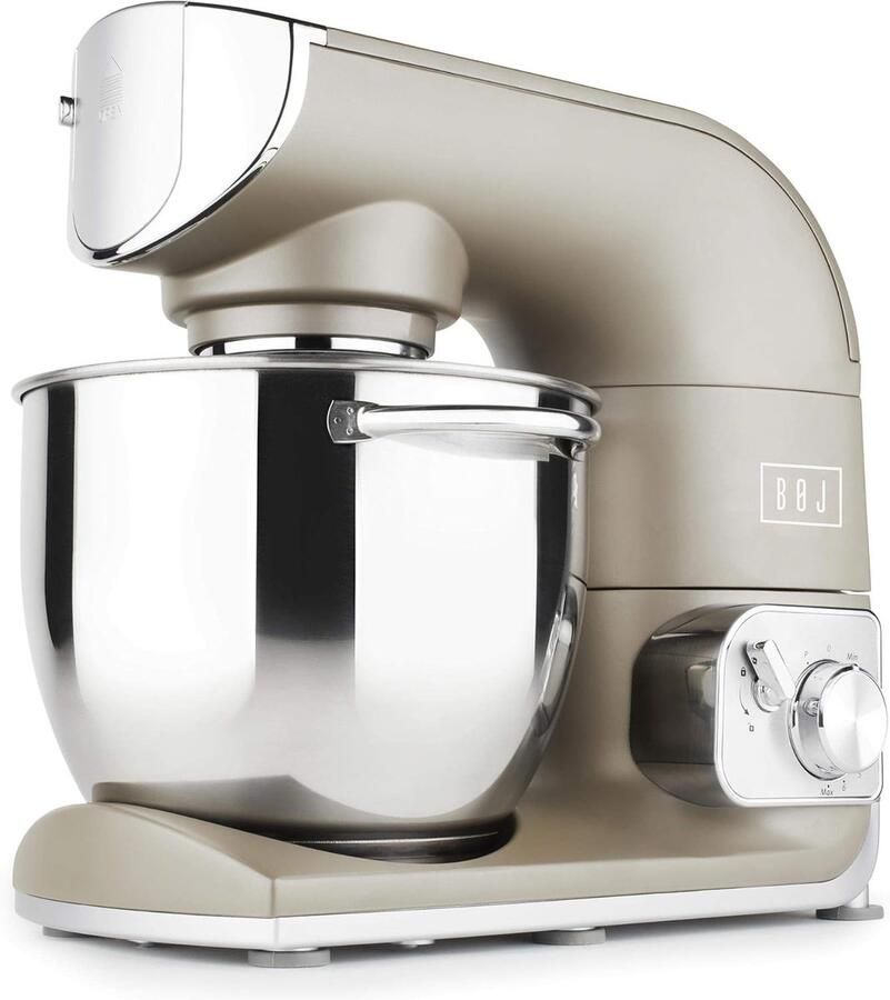 Keukenmachine Kneedmachine Blender Bakken Thuis Volledig Metalen Motor 55 Liter Kom Zilver