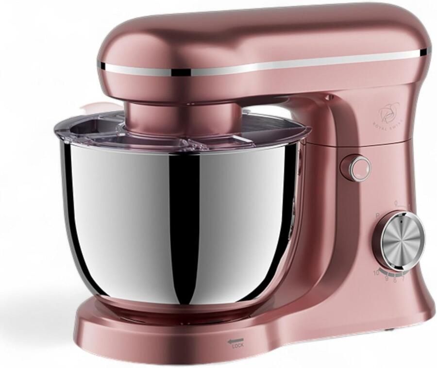 Krachtige Keukenmachine met Grote Kom en Planetaire Mixer Roze