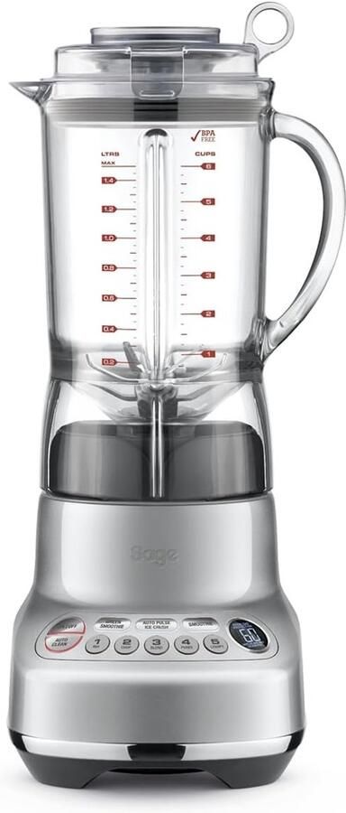 Krachtige Keukenmixer Kan Blender Smoothies Maken Negegen Functieknoppen 15 Liter Inhoud Zilver