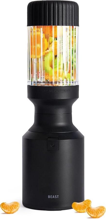 Krachtige Mini Blender Keukenmixer 600W Smoothie Maken Sauzen & Dips Inclusief Rieten Deksel