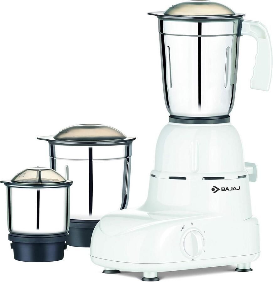 Krachtige Mixer Grinder 500 Watt met 3 RVS Potten