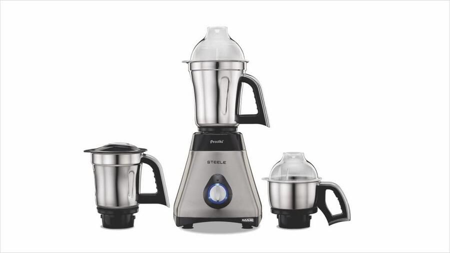 Krachtige Mixer Grinder 750 Watt met 3 Potten Vega Motor Roestvrij Staal