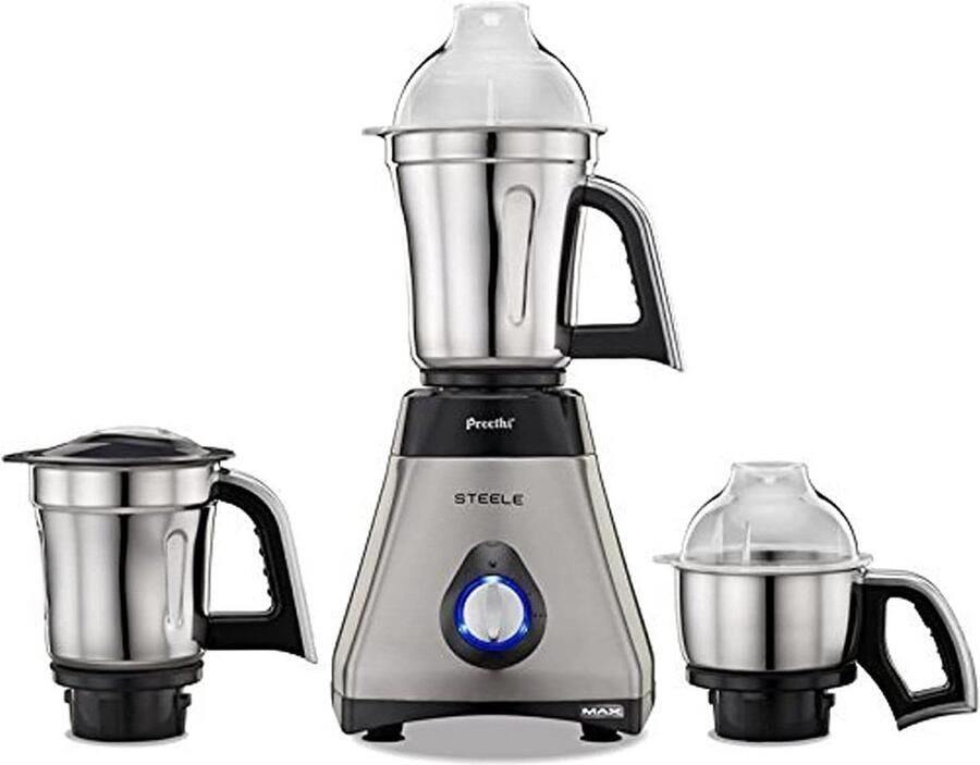 Krachtige Mixer Grinder 750W met Roestvrijstalen Molens en Turbo Koelsysteem