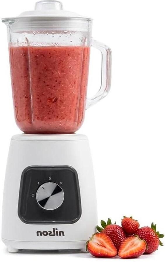 Krachtige Mixer Keukenapparaat Gezonde Recepten Maken IJs Versnipperen 15 Liter Inhoud Wit