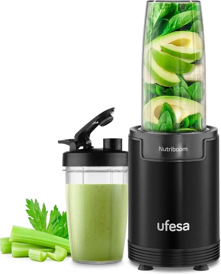 Krachtige Nutri Blender & Smoothie Maker met 6 Accessoires 900W - Foto 2