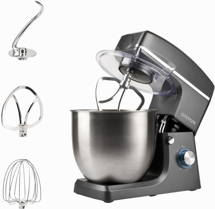 Krachtige Planetaire Kneedmachine 10 Liter 1500W 6 Snelheden voor Deeg