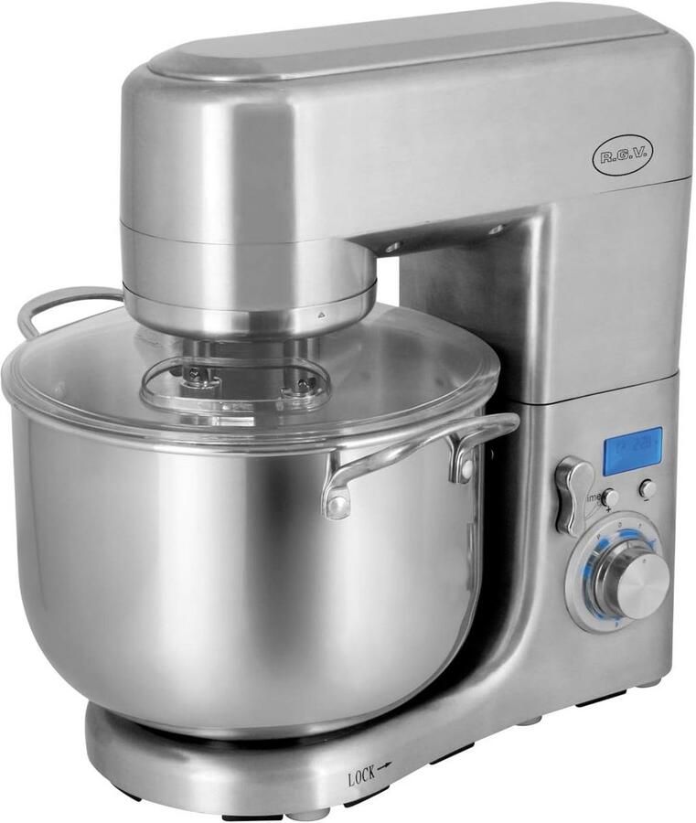 Krachtige Planetaire Mixer 10 Liter Met Dubbele Kneedhaak en 6 Snelheden