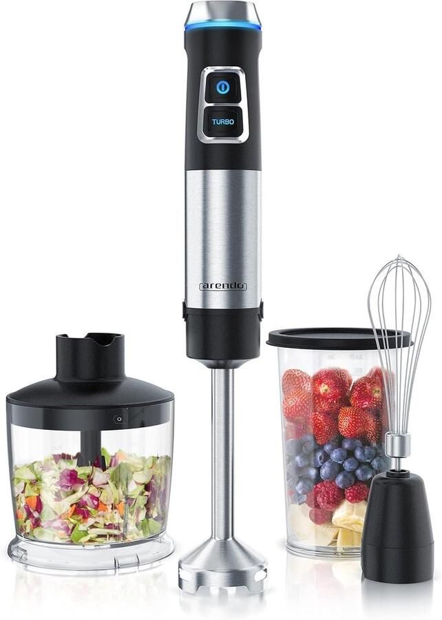 Krachtige Staafmixer 1200 Watt met 3-in-1 Functionaliteit