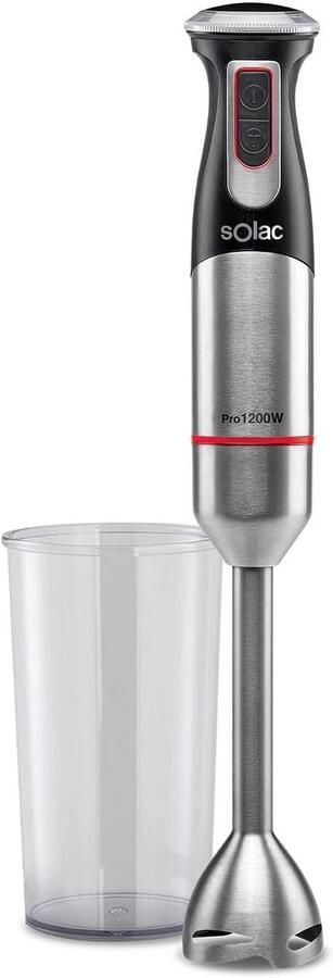 Krachtige Staafmixer 1200W met Turbofunctie en Roestvrijstalen Mes