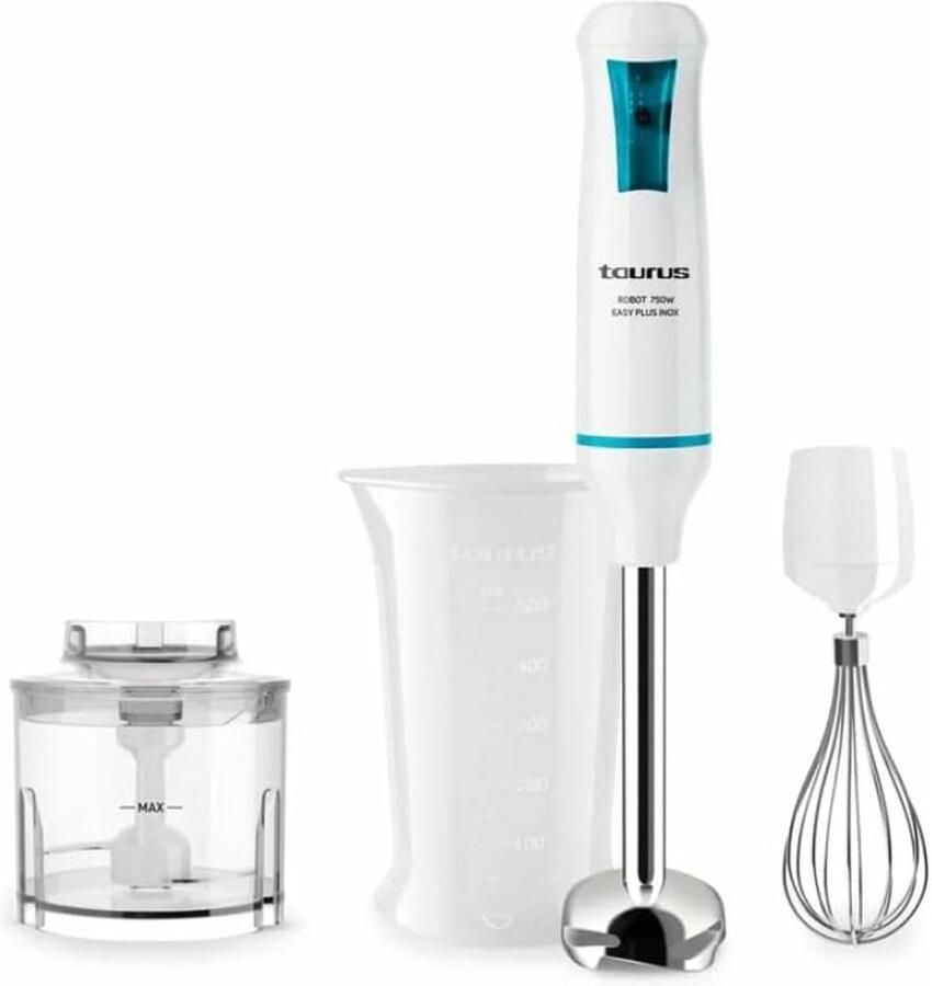 Krachtige Staafmixer 750W Blender met RVS Mes voor Smoothies en Soepen