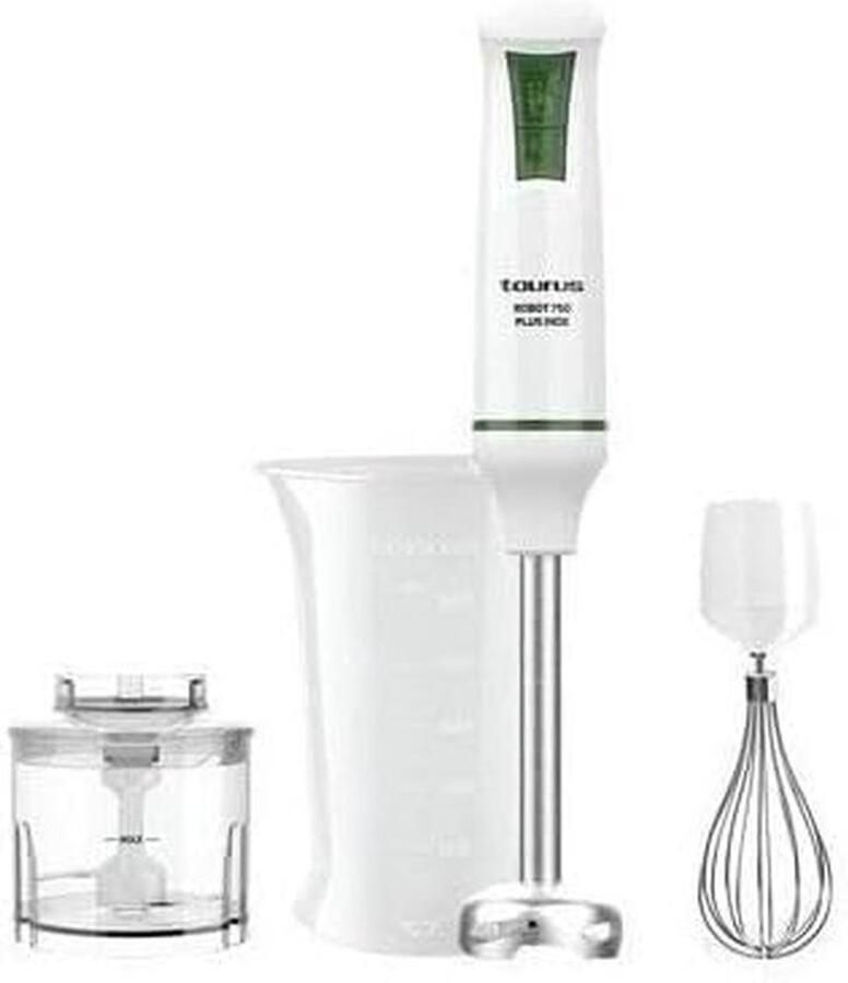 Krachtige Staafmixer 750W met Hakmolen en Garde Roestvrij Staal