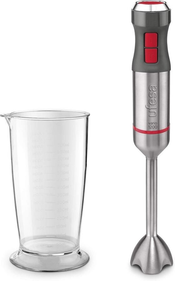 Krachtige Staafmixer met 1200W 20 Snelheden en Turbofunctie